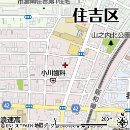 ハイム長井周辺の地図