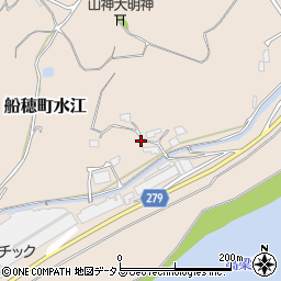 岡山県倉敷市船穂町水江374周辺の地図