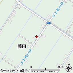 岡山県岡山市南区藤田554周辺の地図
