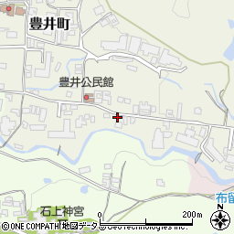 奈良県天理市豊井町182-2周辺の地図
