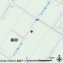 岡山県岡山市南区藤田555周辺の地図