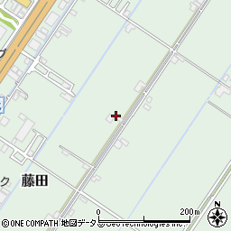 岡山県岡山市南区藤田2041周辺の地図