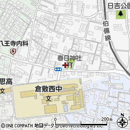 岡山県倉敷市日吉町225周辺の地図