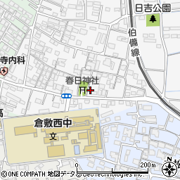 岡山県倉敷市日吉町376周辺の地図