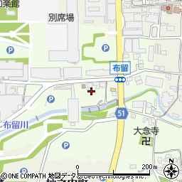 奈良県天理市布留町117周辺の地図