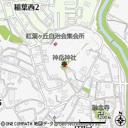 神岳神社周辺の地図