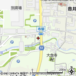 奈良県天理市布留町103-1周辺の地図