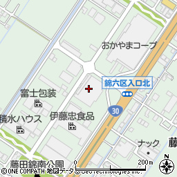 株式会社源吉兆庵　藤田工場周辺の地図