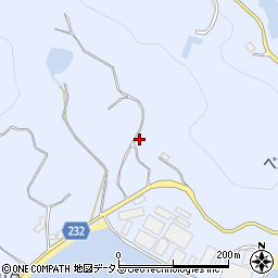 岡山県瀬戸内市牛窓町鹿忍6568-1周辺の地図