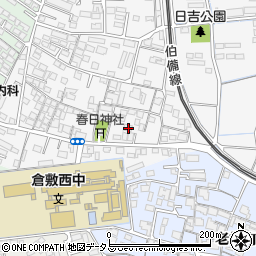 岡山県倉敷市日吉町378周辺の地図