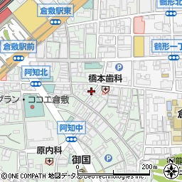 酒と肉バル WadaTsumi わだつみ 倉敷駅前店周辺の地図