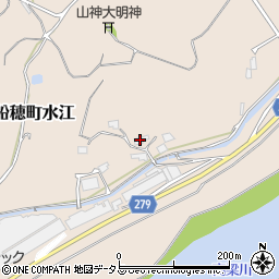 岡山県倉敷市船穂町水江361周辺の地図
