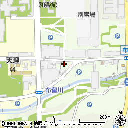 奈良県天理市布留町124周辺の地図