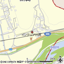 岡山県井原市神代町90周辺の地図