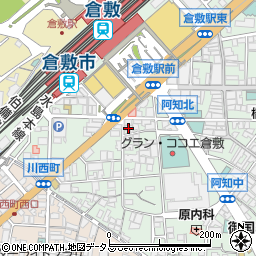 タイムズカー倉敷駅前店周辺の地図