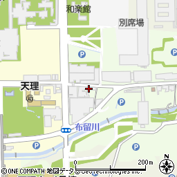 奈良県天理市布留町134-2周辺の地図