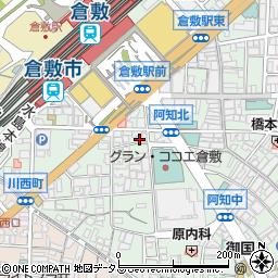カラオケまねきねこ 倉敷駅前店周辺の地図