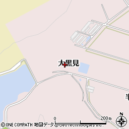 愛知県田原市堀切町大黒見周辺の地図