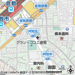 セブンイレブン倉敷駅前店周辺の地図