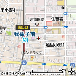 居酒屋 里 大阪周辺の地図