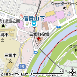 奈良県生駒郡三郷町周辺の地図