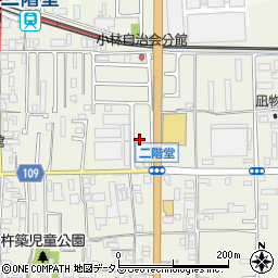 奈良県天理市二階堂上ノ庄町23周辺の地図