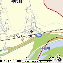 岡山県井原市神代町80周辺の地図