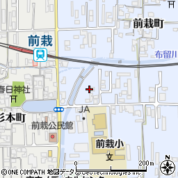奈良県天理市前栽町253周辺の地図