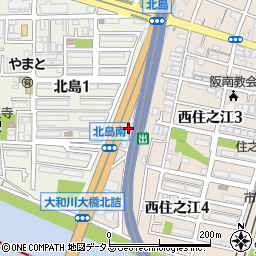堺吉周辺の地図