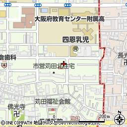 大阪府大阪市住吉区苅田4丁目周辺の地図