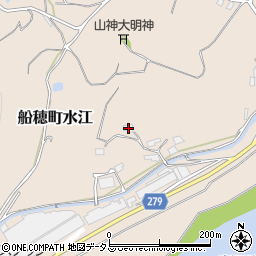 岡山県倉敷市船穂町水江364周辺の地図