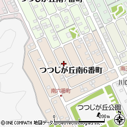 三重県名張市つつじが丘南６番町周辺の地図