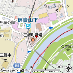 三郷町役場周辺の地図