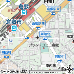 タイムズ倉敷駅前第７駐車場周辺の地図