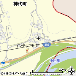 岡山県井原市神代町82周辺の地図