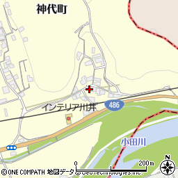 岡山県井原市神代町83周辺の地図