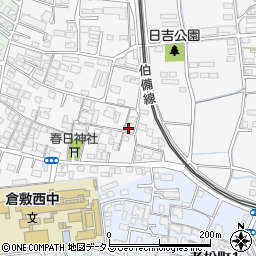 岡山県倉敷市日吉町362周辺の地図