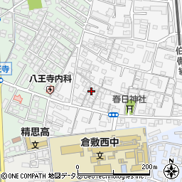 岡山県倉敷市日吉町241-8周辺の地図