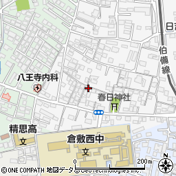 岡山県倉敷市日吉町232周辺の地図