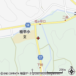 島根県益田市桂平町432周辺の地図