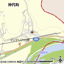 岡山県井原市神代町158周辺の地図