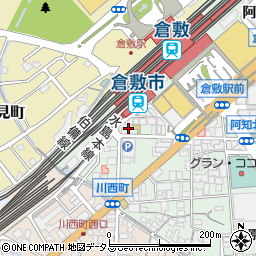 やきとり秀倉敷駅前店周辺の地図