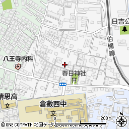 岡山県倉敷市日吉町257周辺の地図