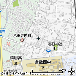 岡山県倉敷市日吉町241-18周辺の地図