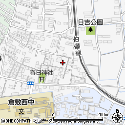 岡山県倉敷市日吉町367周辺の地図