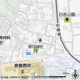 岡山県倉敷市日吉町373周辺の地図