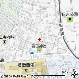 岡山県倉敷市日吉町261周辺の地図
