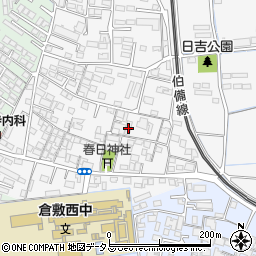 岡山県倉敷市日吉町368周辺の地図
