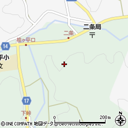 島根県益田市桂平町89周辺の地図
