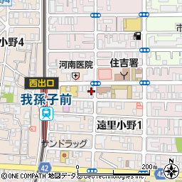 [葬儀場]遠里小野会館周辺の地図